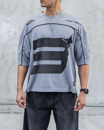 UNISEX - Silver Slam Crop Jersey
