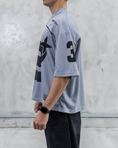 UNISEX - Silver Slam Crop Jersey