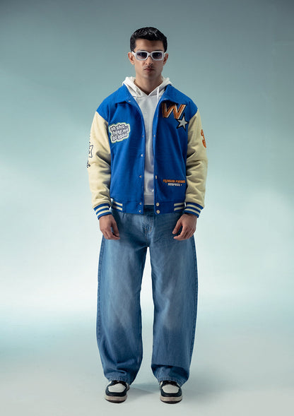 Unisex Evo Vintage Varsity Jacket