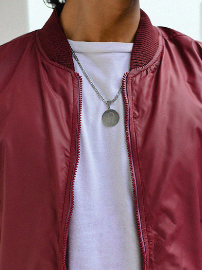 Maroon Skydiver Bomber Jacket