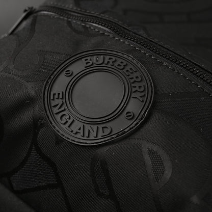 Burberry Monogram Black Nylon Backpack