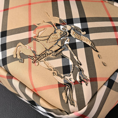 Burberry Vintage Check Canvas Crossbody Messenger Bag