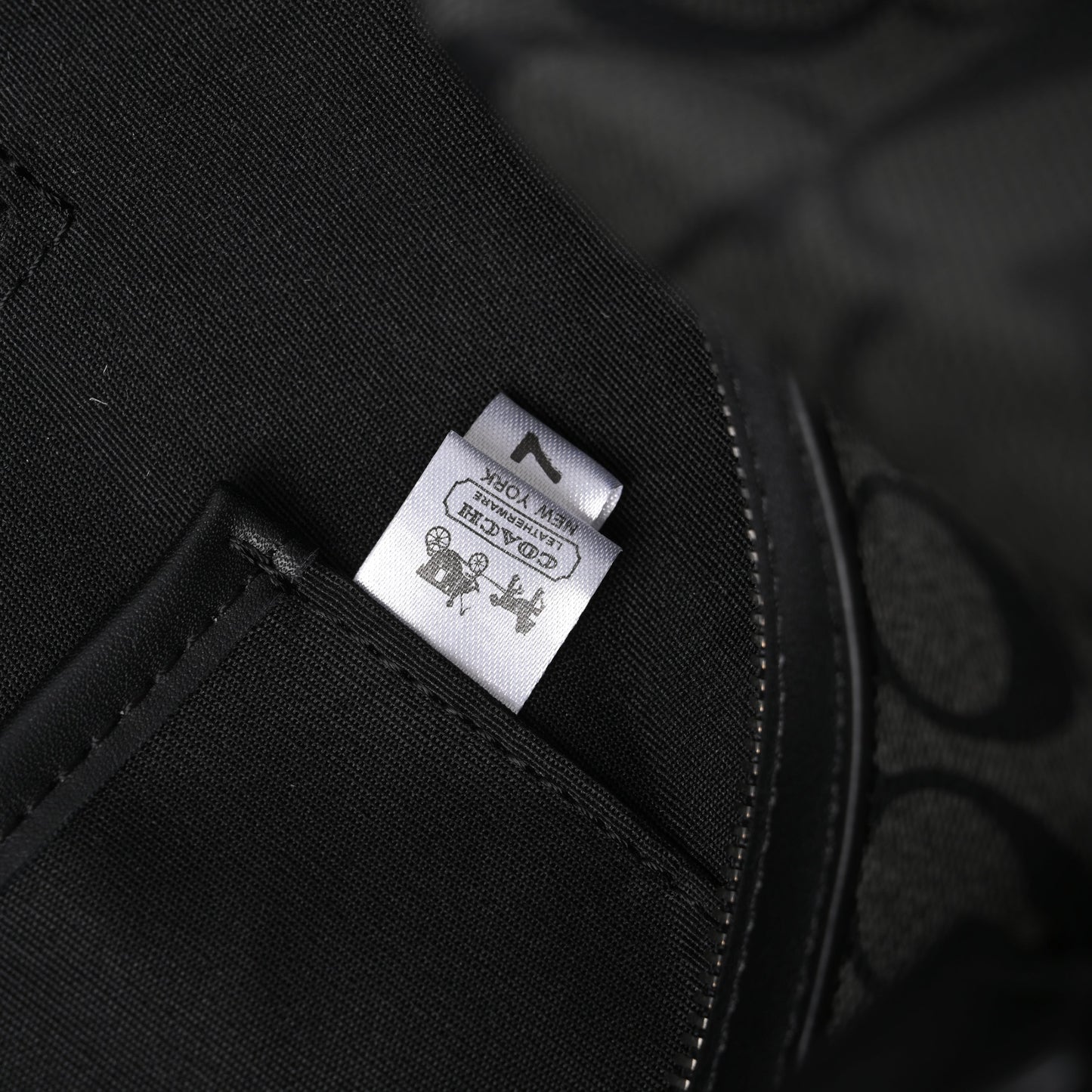 Coach Metropolitan Duffel Bag in Signature Black Canvas
