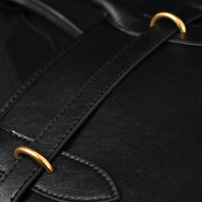 Miu Miu Leather Tote Bag – Classic Black
